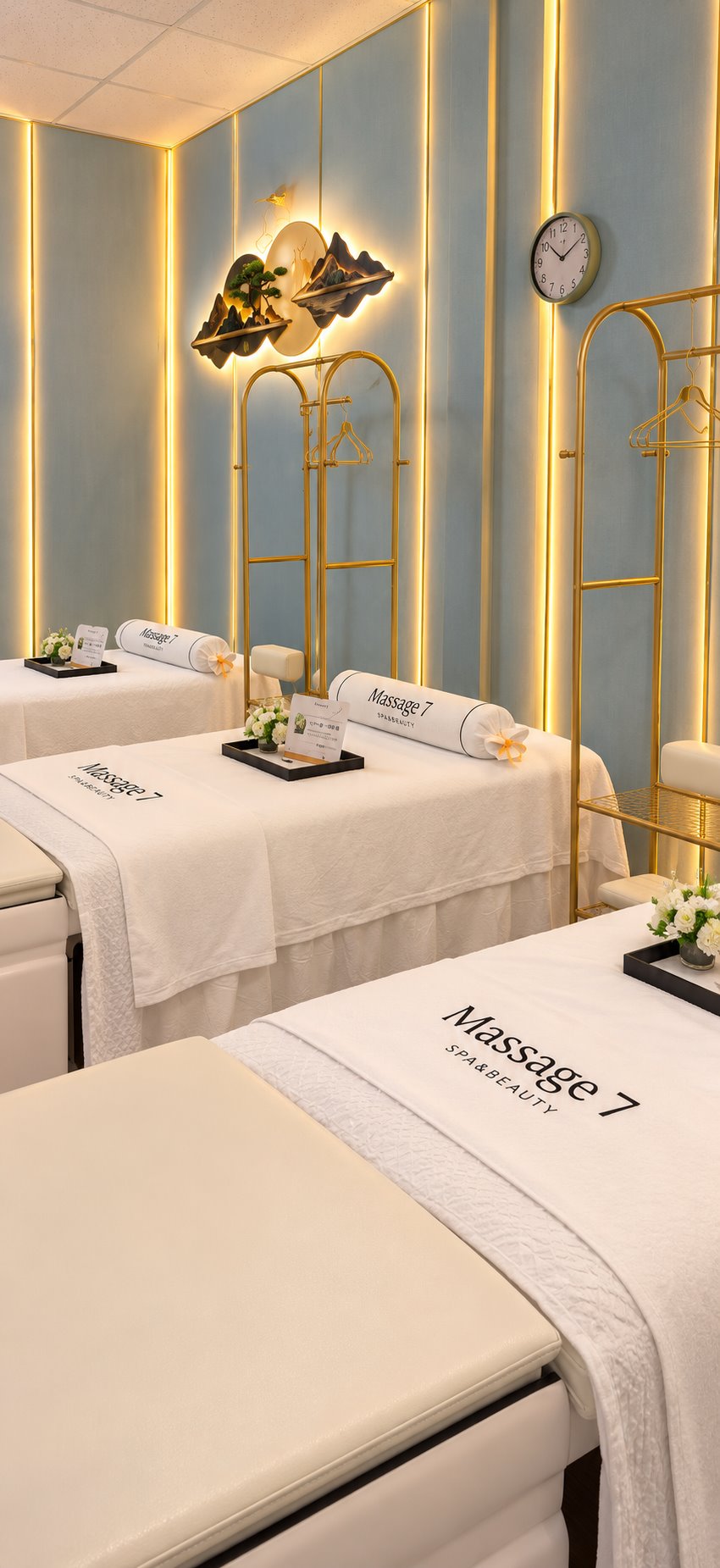 The Massage 7 twin treatment room